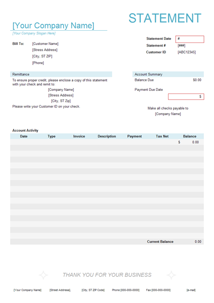 Business Form Examples